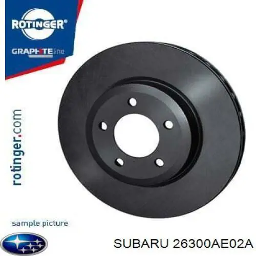 Freno de disco delantero Subaru Impreza 1 GC