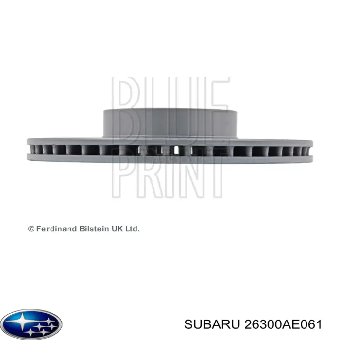 Freno de disco delantero Subaru Impreza 1 GC