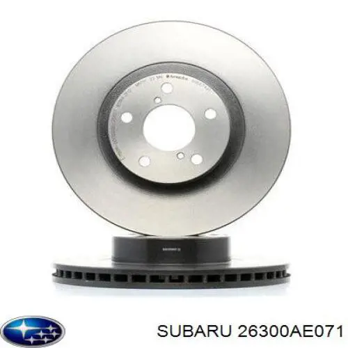 26300AE071 Subaru disco de freno delantero