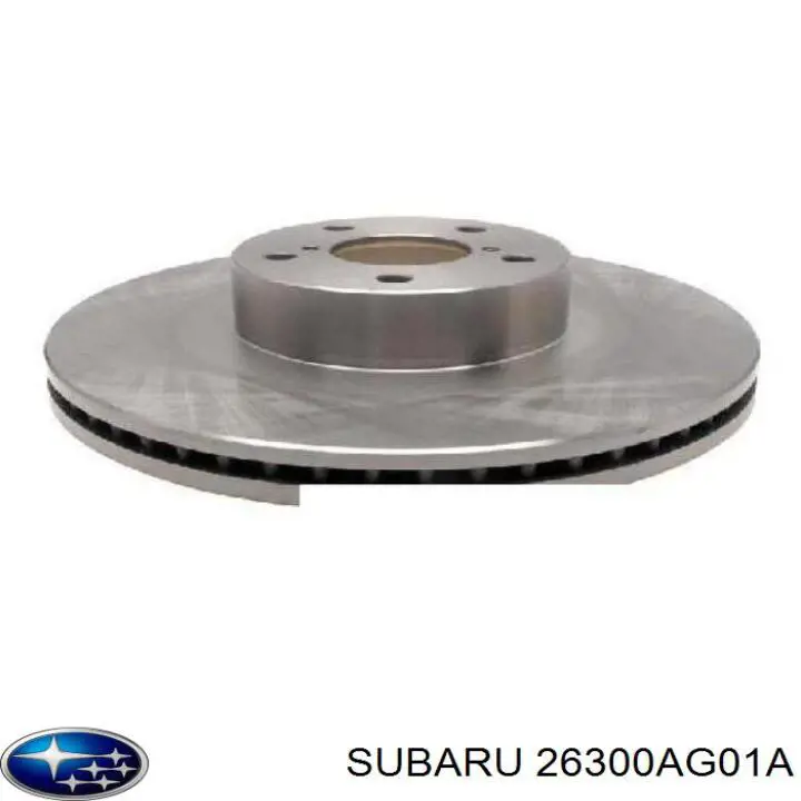 26300AG01A Subaru disco de freno delantero