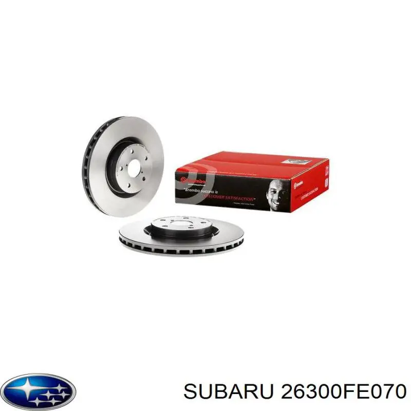 26300FE070 Subaru disco de freno delantero