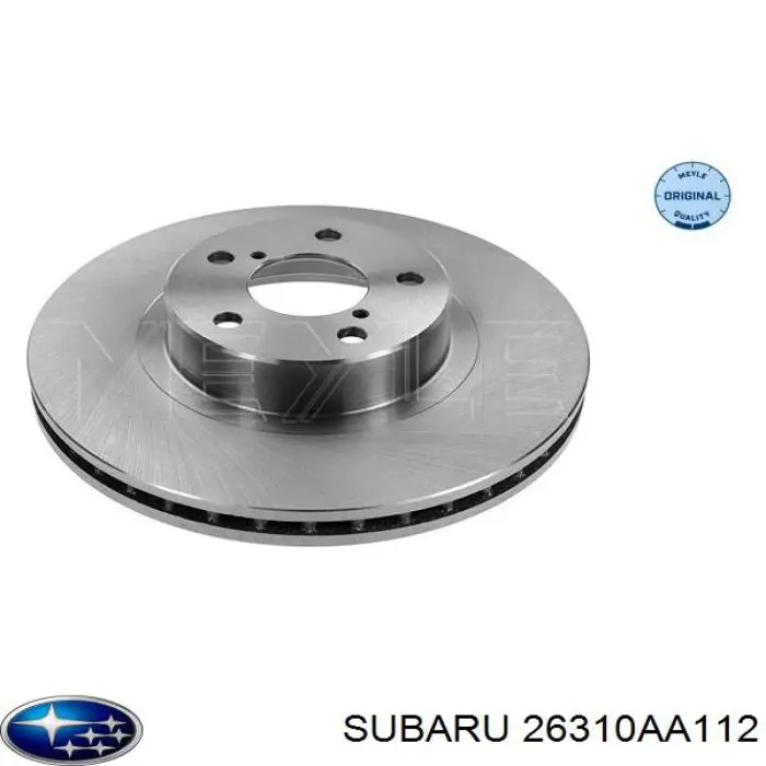 26310AA112 Subaru disco de freno trasero