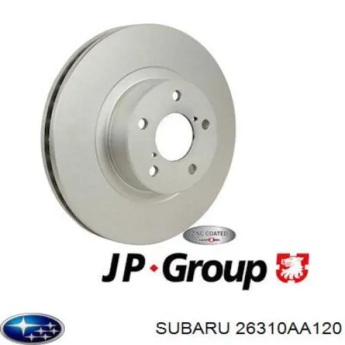 Comprar 26310AA120 Subaru Freno de disco delantero