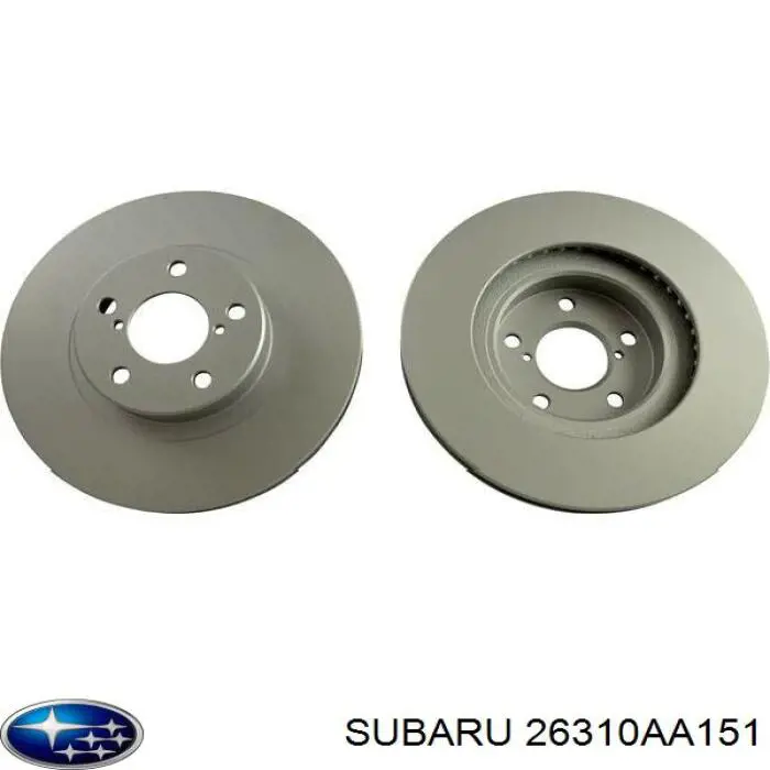 26310AA151 Subaru disco de freno delantero