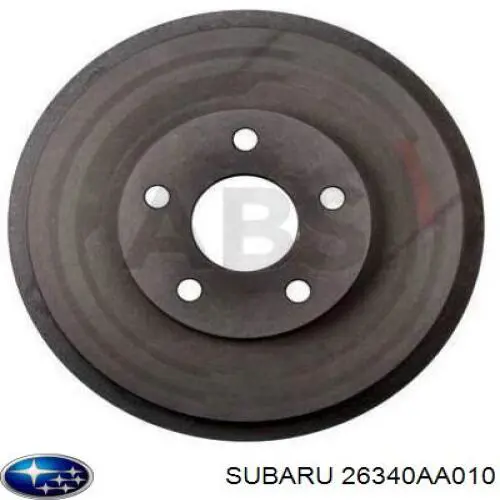 Tambor de freno trasero Subaru 26340AA010 precio, desde 50,77 EUR