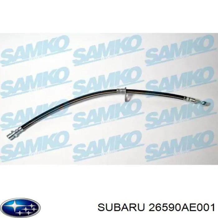 26590AE001 Subaru tubo flexible de frenos delantero derecho