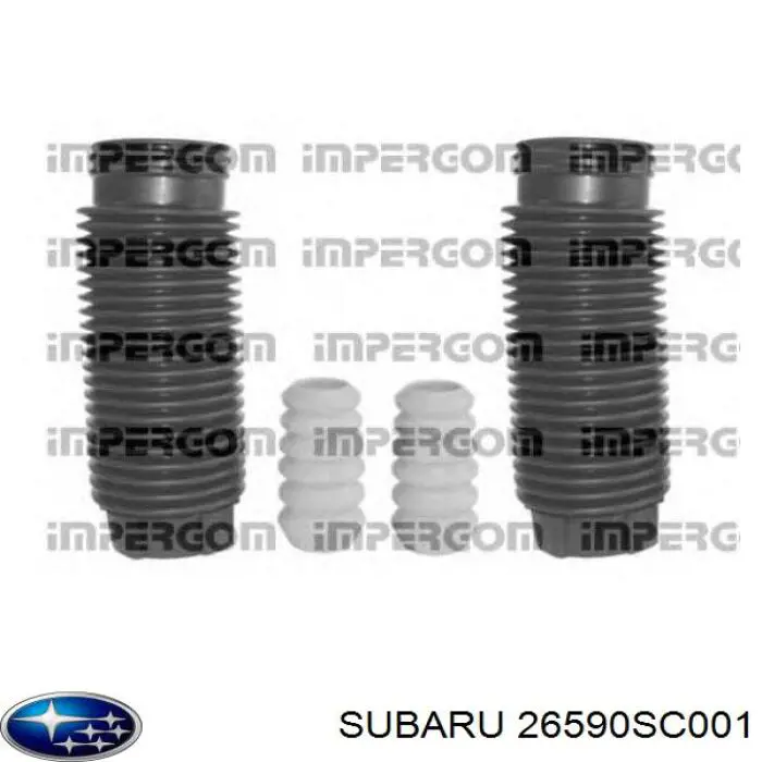 26590SC001 Subaru tubo flexible de frenos delantero derecho