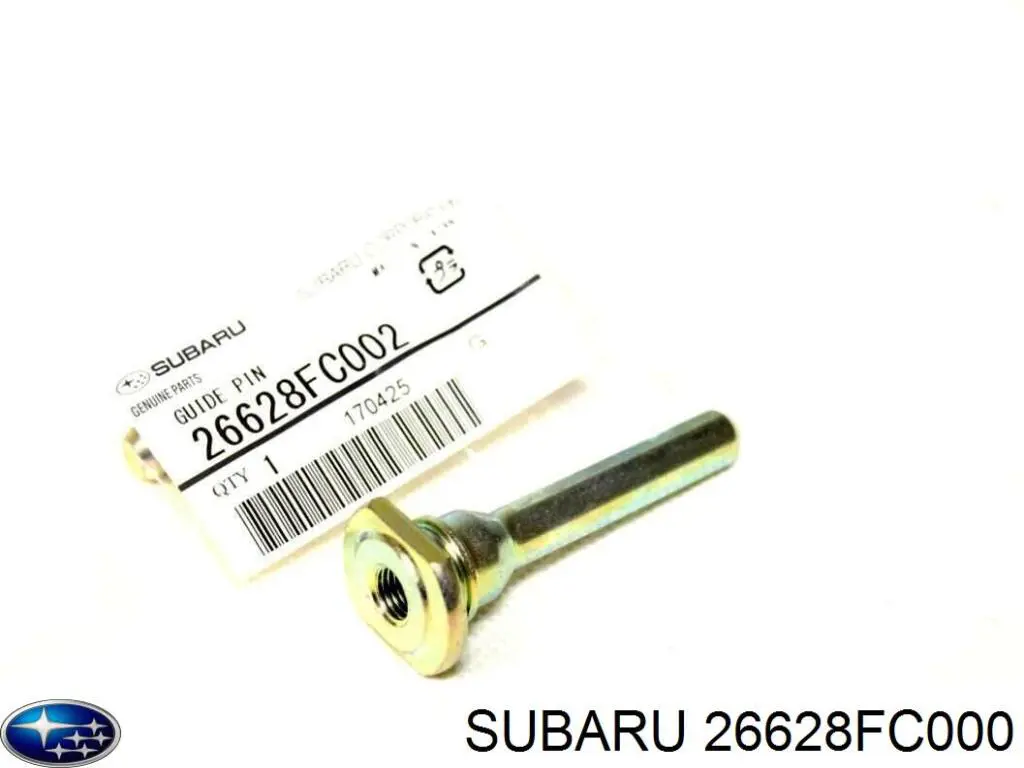 Comprar 26628FC000 Subaru Pasador guía superior de la pinza de freno trasera