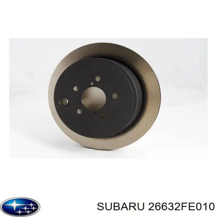 26632FE010 Subaru conjunto de muelles almohadilla discos traseros