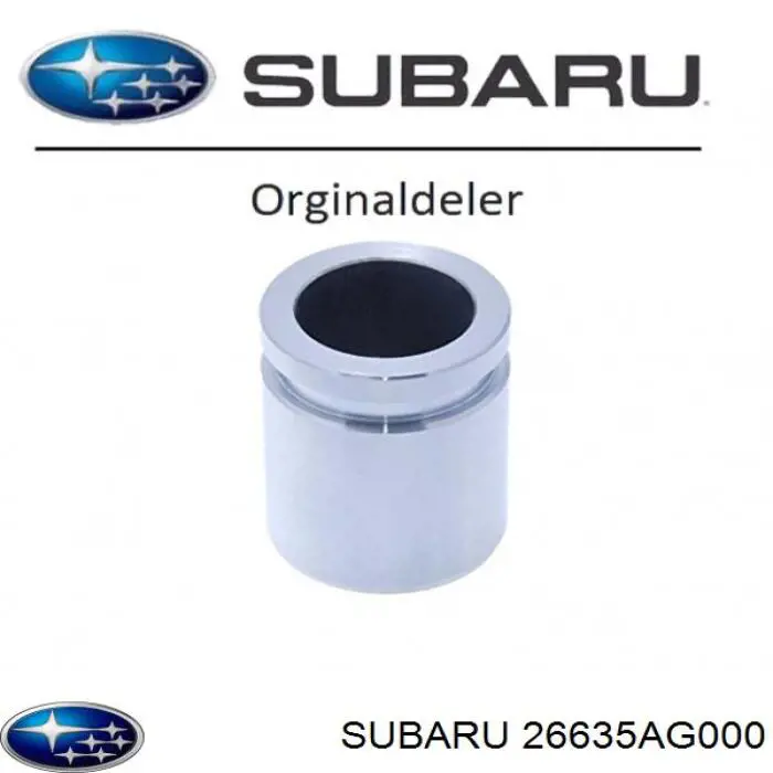 26635AG000 Subaru émbolo, pinza del freno trasera