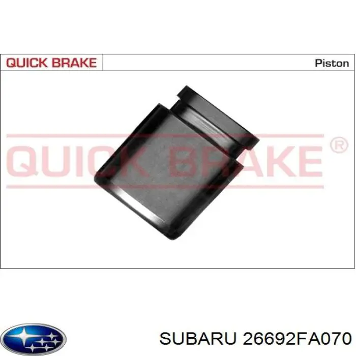 Pinza de freno trasera izquierda Subaru 26692FA070 precio, desde 92,35 EUR