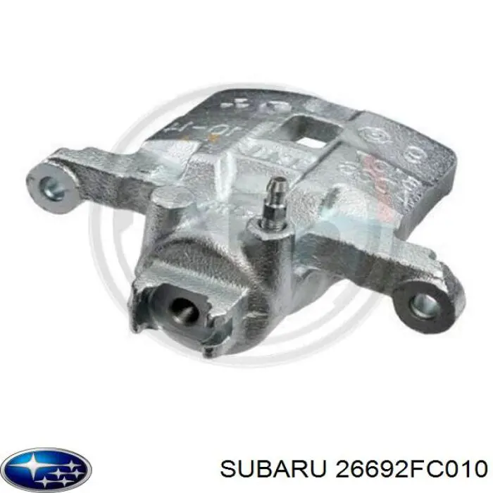 26692FC010 Subaru pinza de freno trasera izquierda