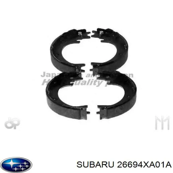 Zapatas de freno de mano Subaru 26694XA01A precio, desde 39,19 EUR