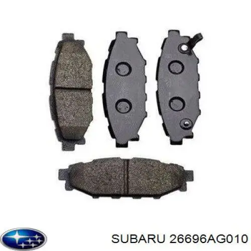 26696AG010 Subaru pastillas de freno traseras