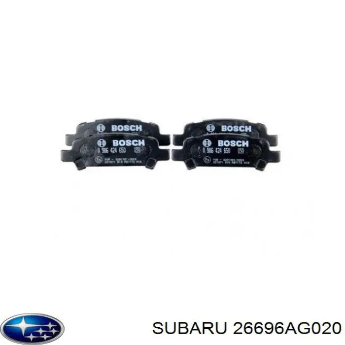 Comprar 26696AG020 Subaru Pastillas de freno traseras