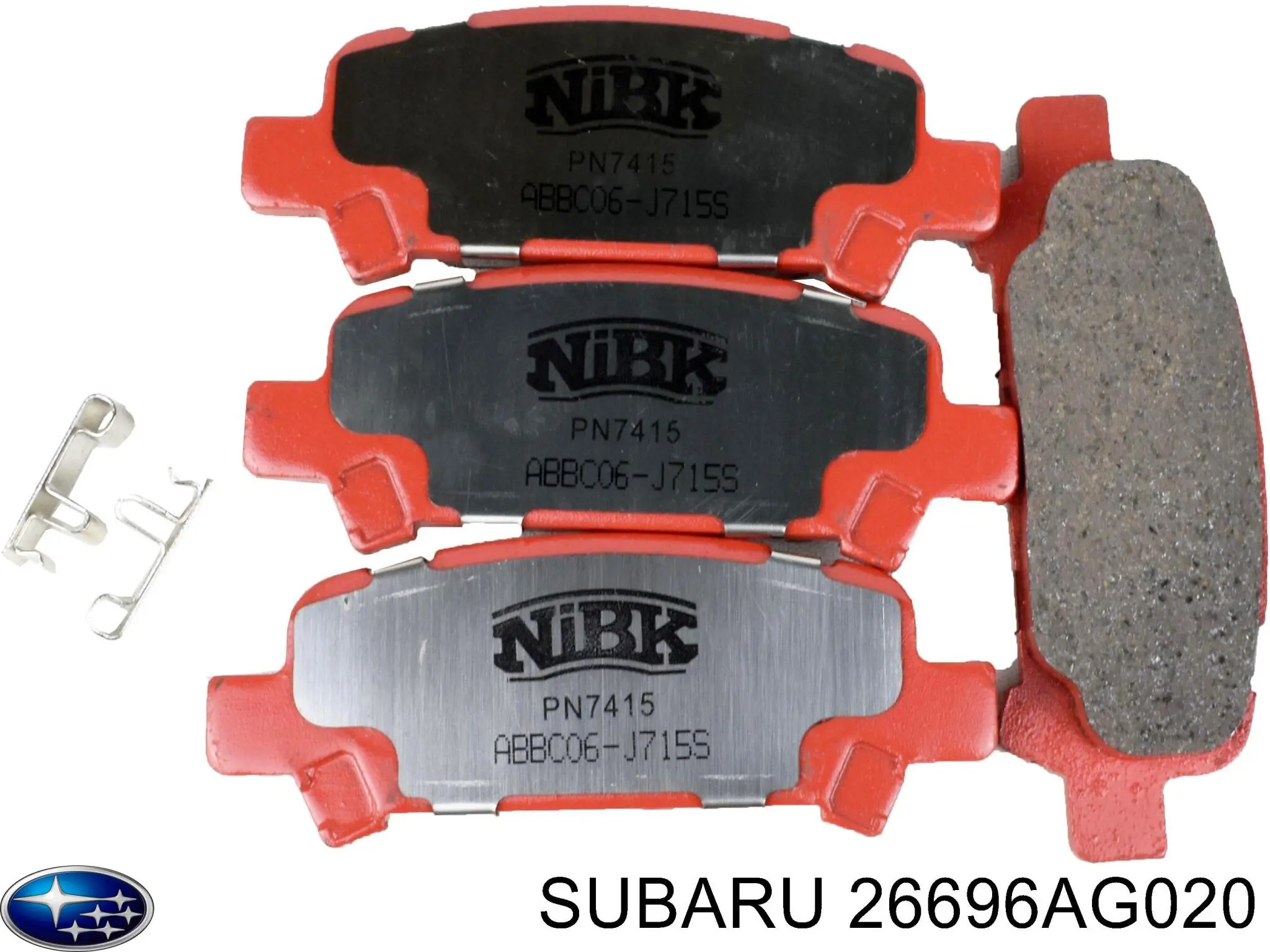 Pastillas traseras de freno Subaru 26696AG020 precio, desde 21,16 EUR