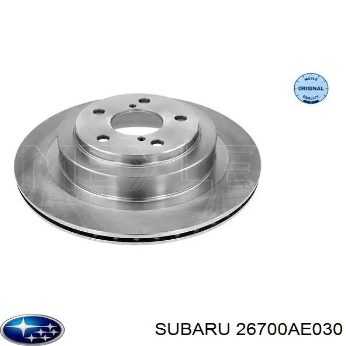 26700AE030 Subaru disco de freno trasero