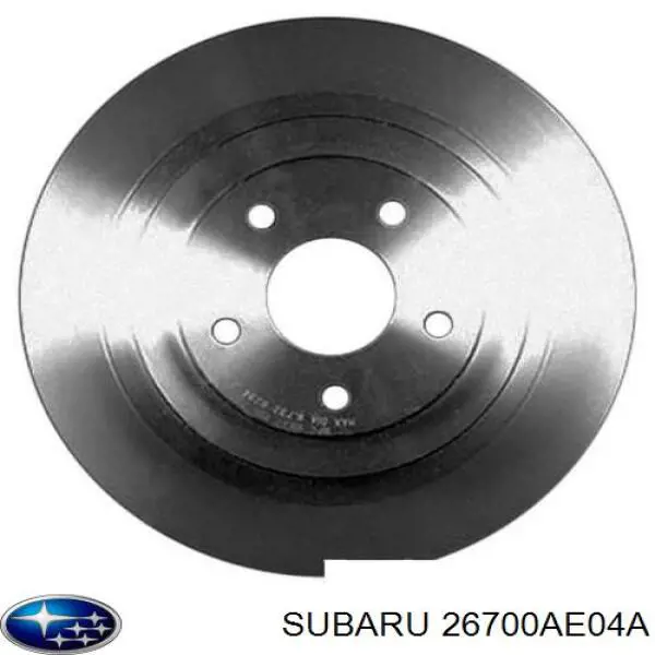 Disco de freno trasero Subaru 26700AE04A precio, desde 103,75 EUR