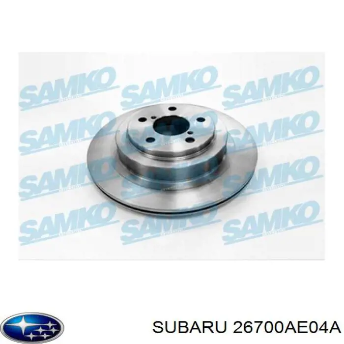 Comprar 26700AE04A Subaru Disco de freno trasero