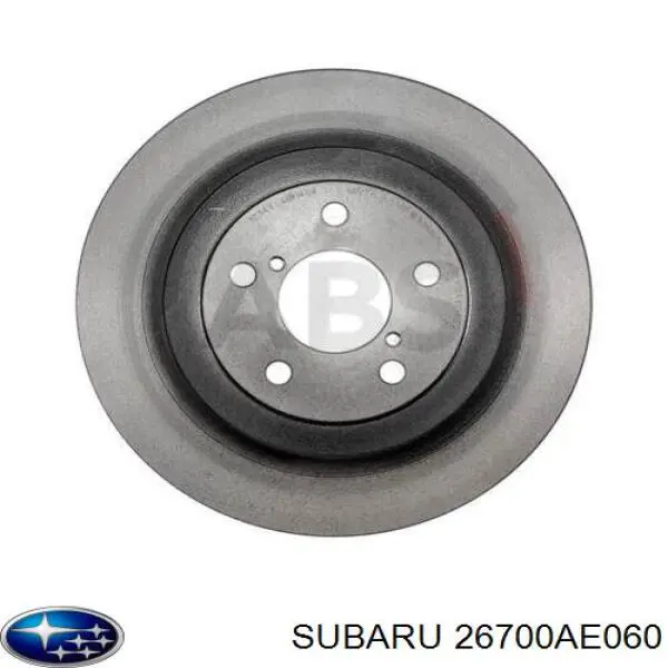 26700AE060 Subaru disco de freno trasero