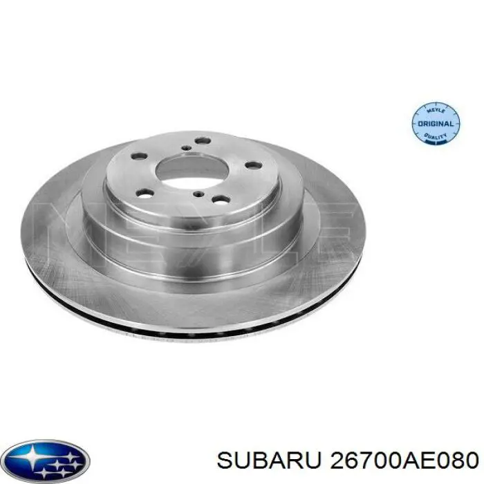 Disco de freno trasero Subaru 26700AE080 precio, desde 55,29 EUR