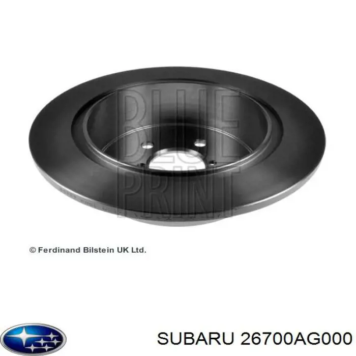 Comprar 26700AG000 Subaru Disco de freno trasero