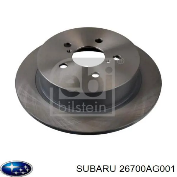 Disco de freno trasero Subaru 26700AG001 precio, desde 42,68 EUR