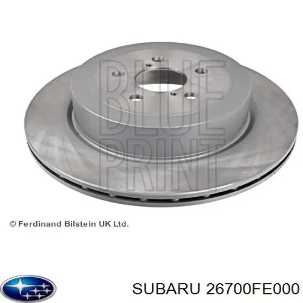 26700FE000 Subaru Freno de disco trasero