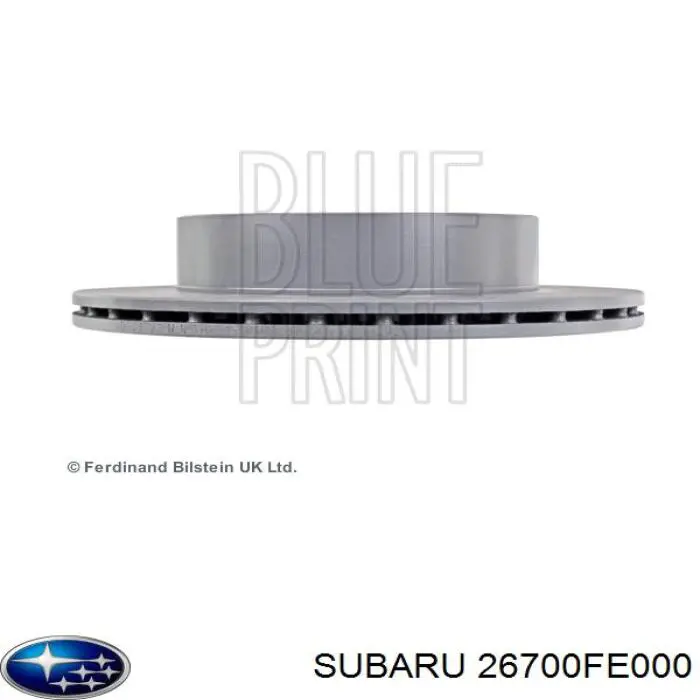 Disco de freno trasero Subaru 26700FE000 precio, desde 62,01 EUR