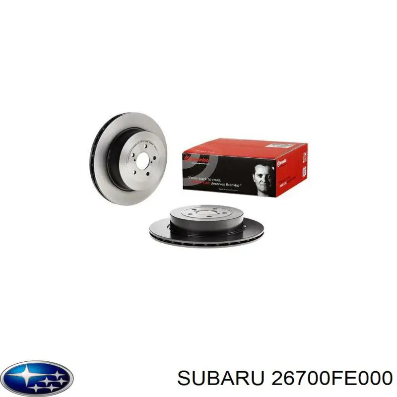 Comprar 26700FE000 Subaru Disco de freno trasero