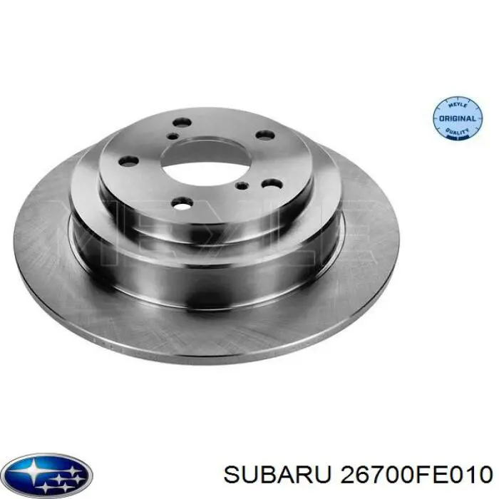 26700FE010 Subaru disco de freno trasero