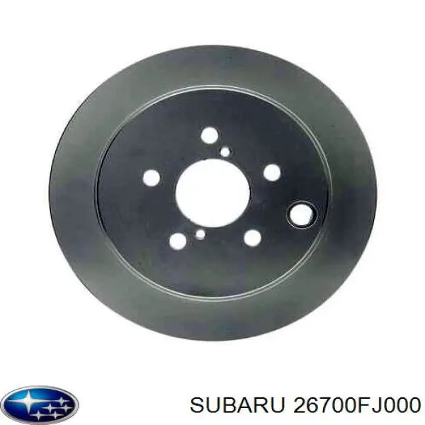 26700FJ000 Subaru disco de freno trasero