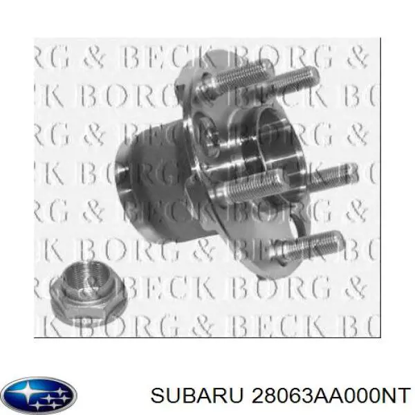 Comprar 28063AA000 Subaru Cubo de rueda, Eje trasero