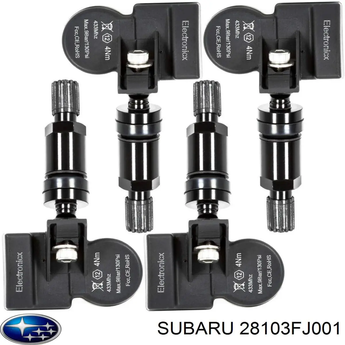 28103FJ001 Subaru sensor de presion de neumaticos