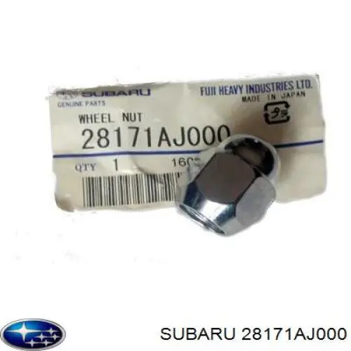 Tuerca seguridad de rueda para Subaru Legacy (BD, BG)