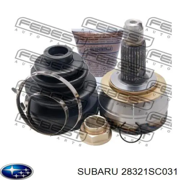 28321SC031 Subaru árbol de transmisión delantero