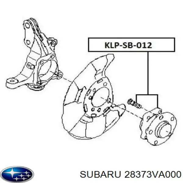 Comprar 28373VA000 Subaru Bujes de ruedas