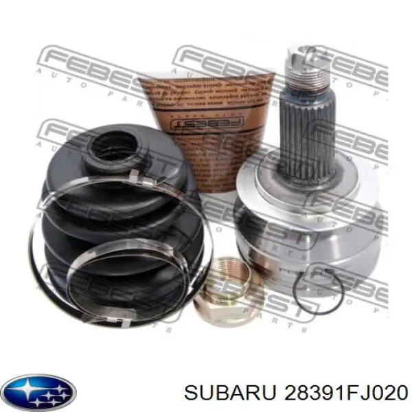 28391FJ020 Subaru árbol de transmisión delantero