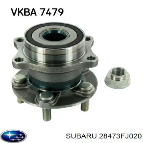 28473FJ020 Subaru cubo de rueda trasero