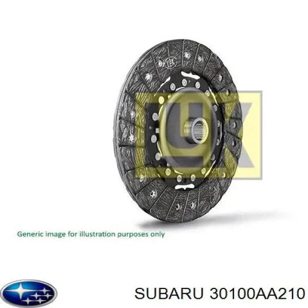 30100AA210 Subaru disco de embrague