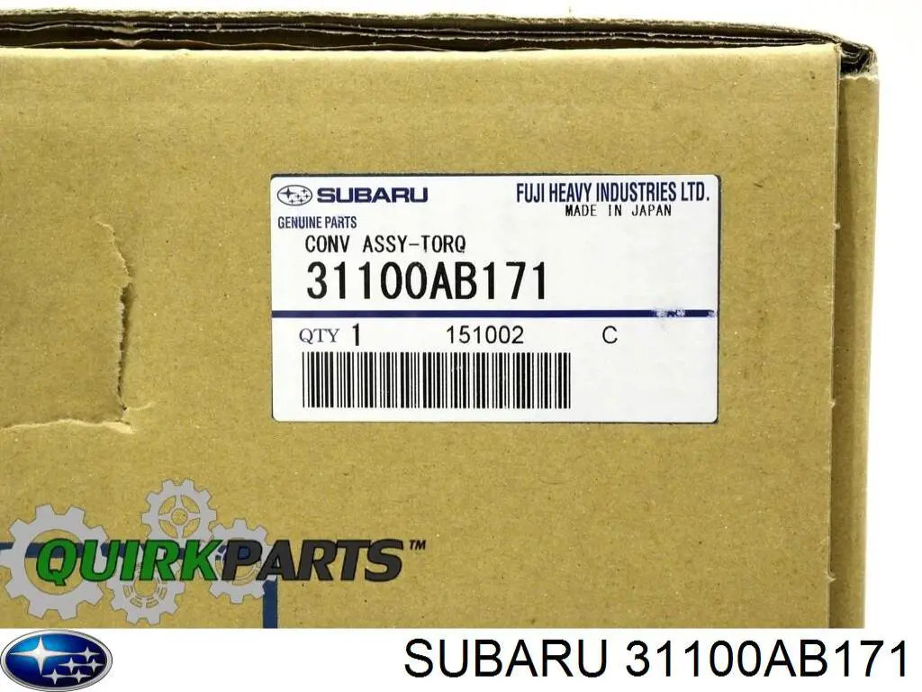 Convertidor de par Subaru 31100AB171 precio, desde 2869,71 EUR