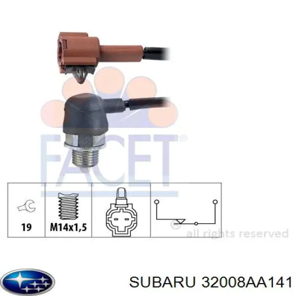 32008AA141 Subaru sensor de marcha atrás