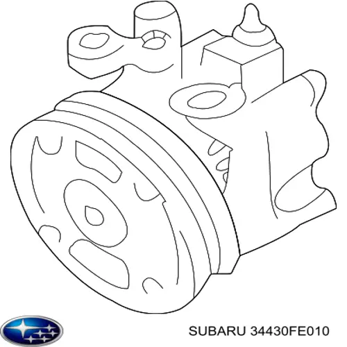34430FE010 Subaru Bomba hidráulica de dirección
