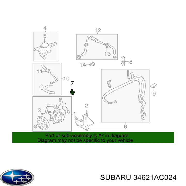 34621AC023 Subaru