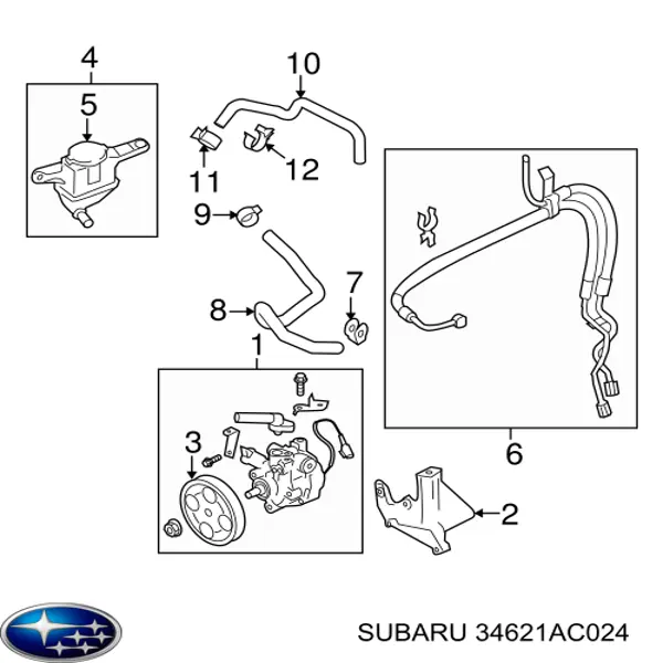 Comprar 34621AC023 Subaru 