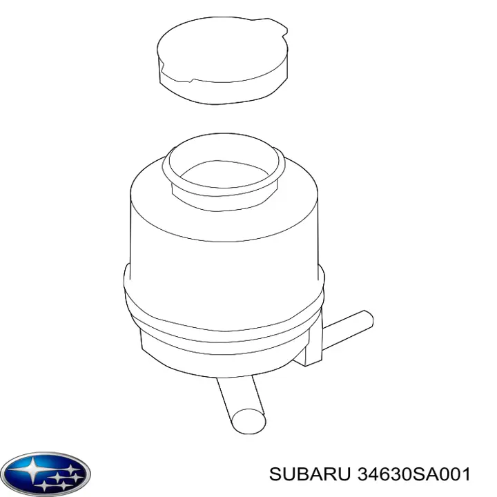 Depósito de bomba de dirección hidráulica Subaru Forester II SUV (S11, SG) (2002 - 2007) precio, desde 46,05 USD