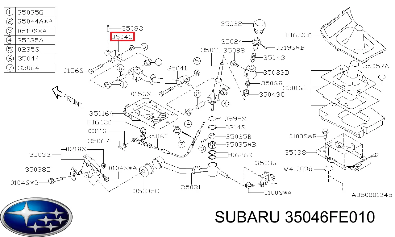 35046FE010 Subaru