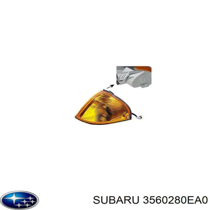 3560280EA0 Subaru piloto intermitente izquierdo