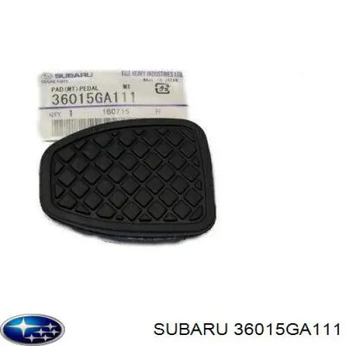 Revestimiento del pedal, pedal de embrague para Subaru Forester (S11, SG)