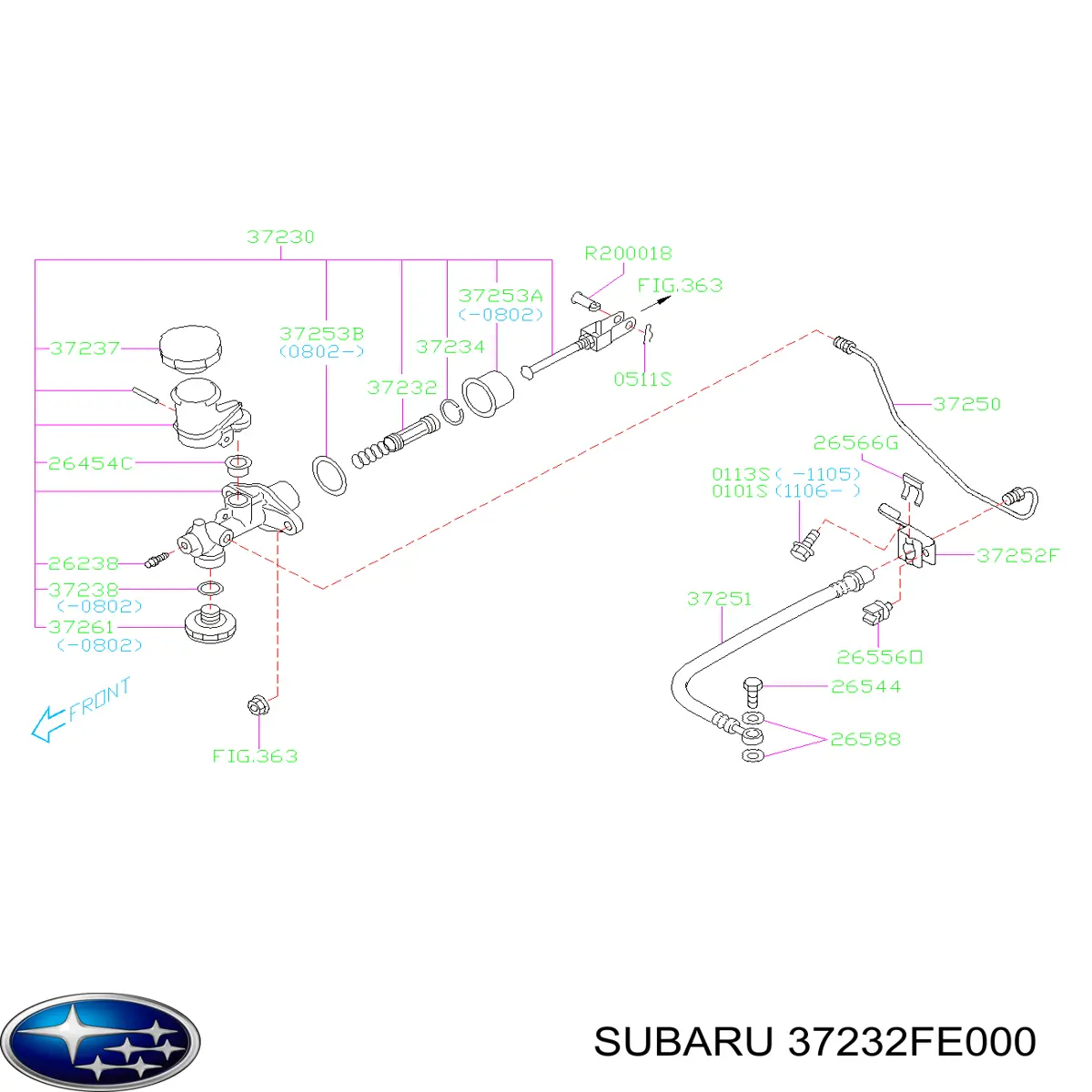 37232FE000 Subaru